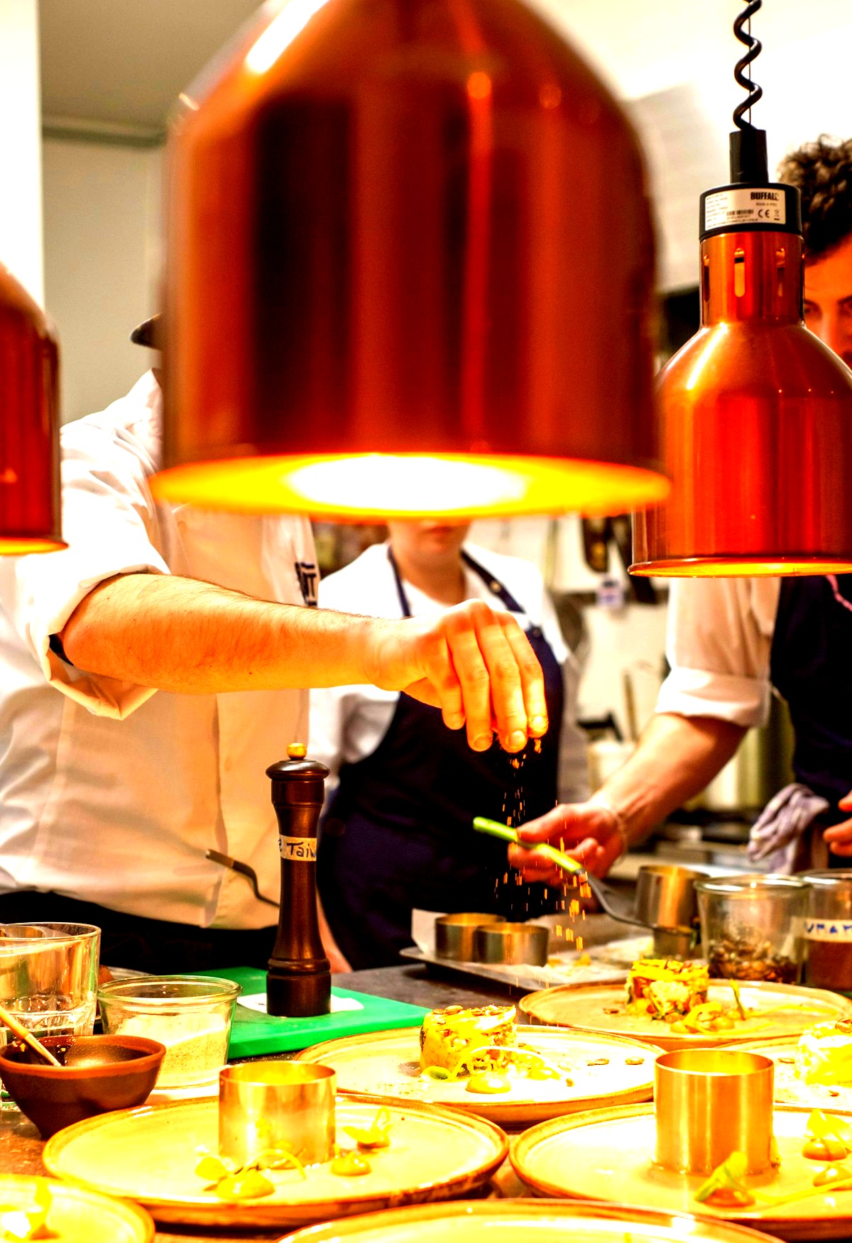 Chef Tony in action in the kitchen