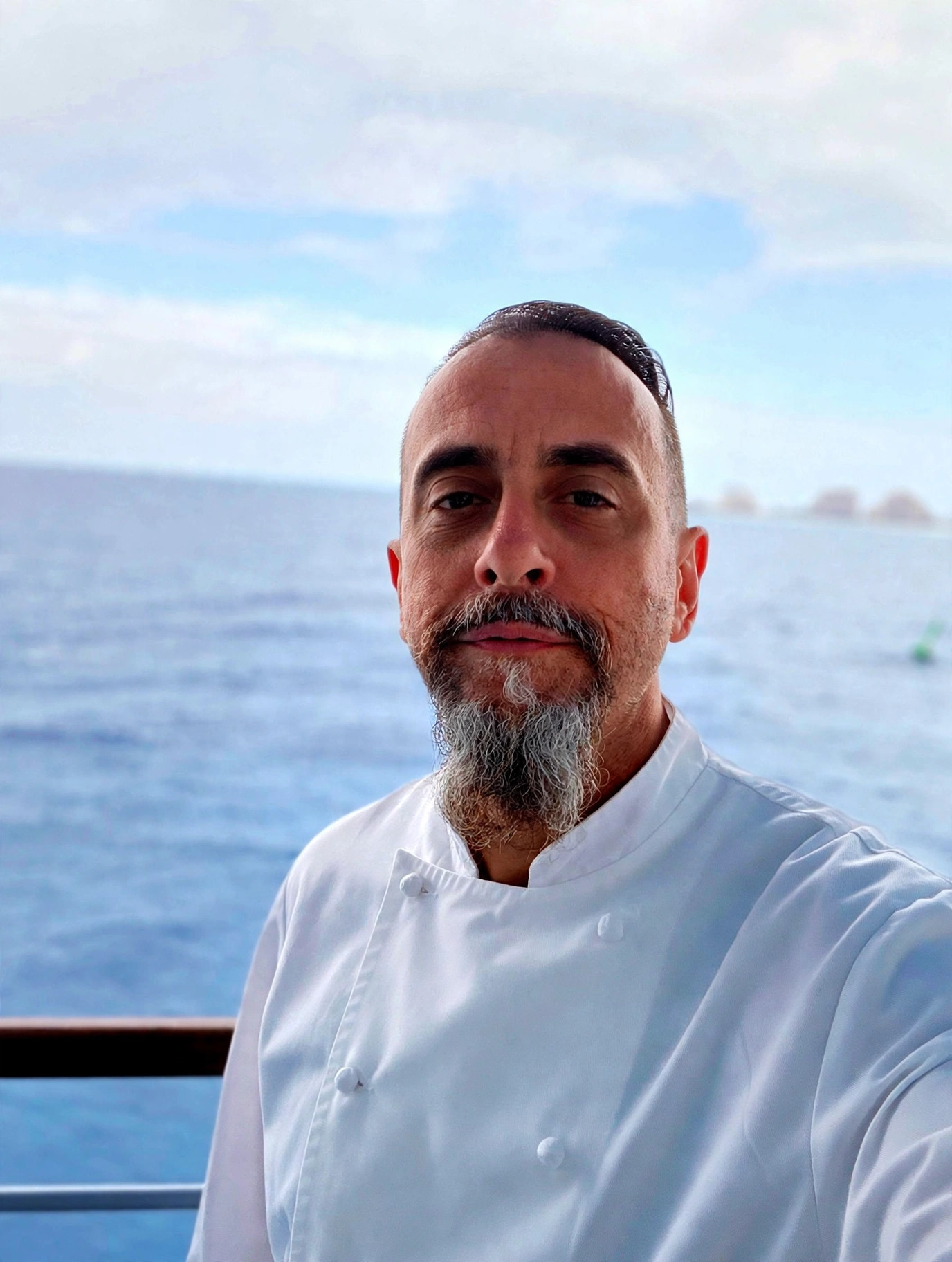 Chef Tony Durso in his chef coat